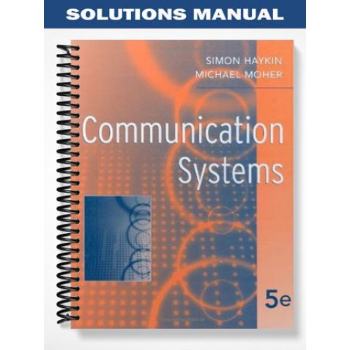 fundamental of communication systems solution manual
